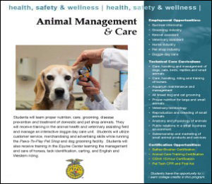 Animal Management and Care Animal Management and Care