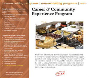 Referral Required: Career & Community Experience Program Referral Required: Career & Community Experience Program